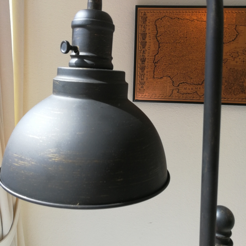 Rustic floor lamp